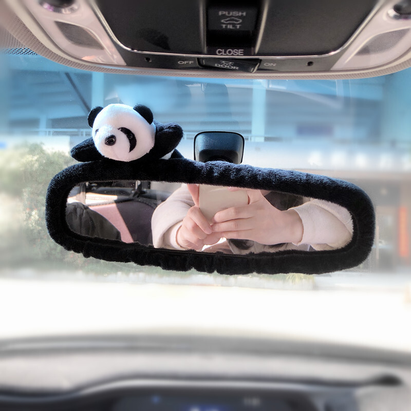 Adorabil iepure mașină oglindă retrovizoare capac drăguț creativ personaj coreean oglindă desene animate decor inversare femeie