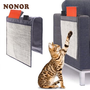 NONOR Cat Scratcher Sisal Mat Board Cats Paw Toy Sharpen Nails Scraper Sofa Furniture Protector Claw Care когтеточка для кошек