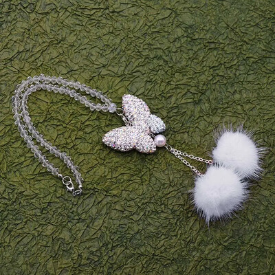 Oglindă cu oglindă de modă pentru agățat pandantiv Auto Decor acasă Ornament pentru vehicul norocos Mini accesoriu pentru mașină Decorare interioară suspendată