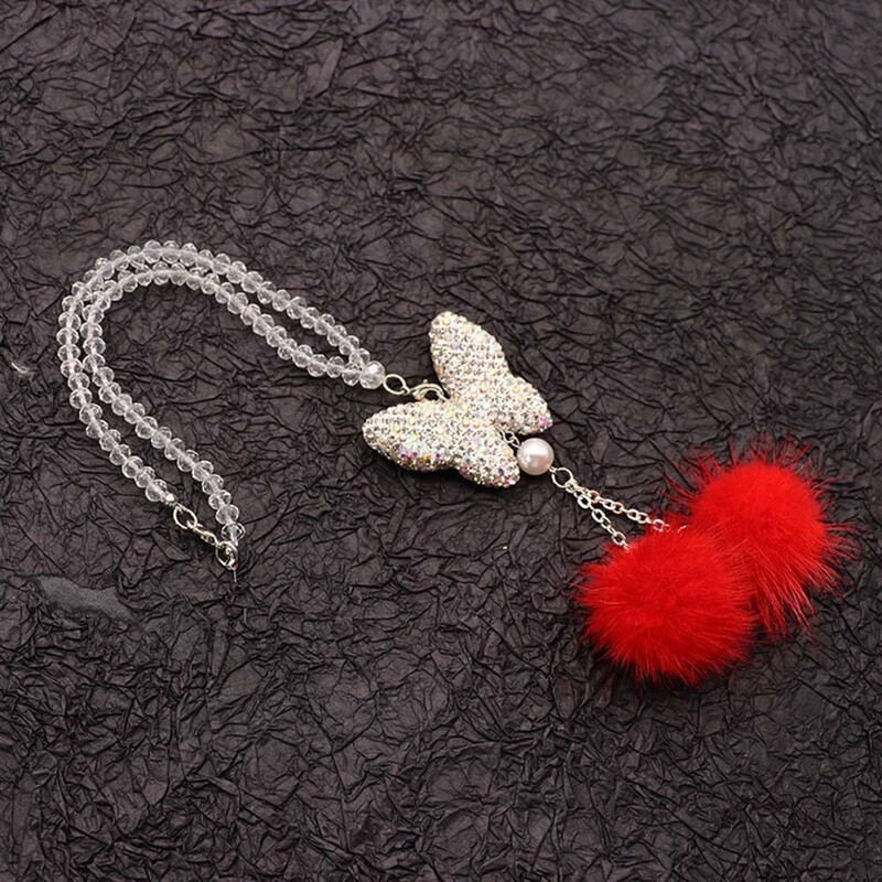 Oglindă cu oglindă de modă pentru agățat pandantiv Auto Decor acasă Ornament pentru vehicul norocos Mini accesoriu pentru mașină Decorare interioară suspendată