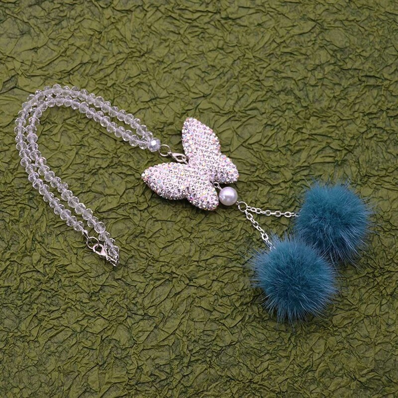 Oglindă cu oglindă de modă pentru agățat pandantiv Auto Decor acasă Ornament pentru vehicul norocos Mini accesoriu pentru mașină Decorare interioară suspendată