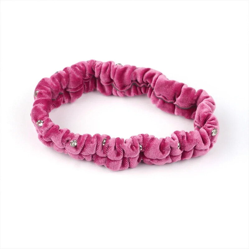 Crystal Diamond pliušinis automatinis galinio vaizdo veidrodžio dekoras Bling kalnų krištolinis automobilio interjero priedai Elastinis galinio vaizdo veidrodžio dangtelis moterims