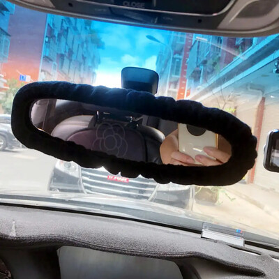 Karikatūras aizmugures skata spogulis Burvīgs automašīnas atpakaļskata spoguļa vāciņš ar elastīgu mirdzumu Auto aizmugures skats Dzīvnieks jauki auto aksesuāri