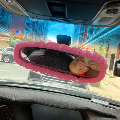 Karikatūras aizmugures skata spogulis Burvīgs automašīnas atpakaļskata spoguļa vāciņš ar elastīgu mirdzumu Auto aizmugures skats Dzīvnieks jauki auto aksesuāri