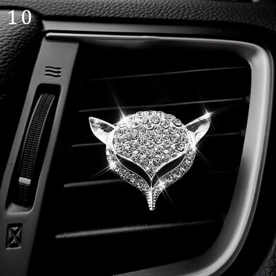 Bling Diamond Crystal Aparat de aer conditionat pentru masina Priza de aer Odorizant Clip pentru parfum Fata Toc inalt Difuzor de parfum Decor interior auto