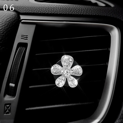 Bling Diamond Crystal Aparat de aer conditionat pentru masina Priza de aer Odorizant Clip pentru parfum Fata Toc inalt Difuzor de parfum Decor interior auto