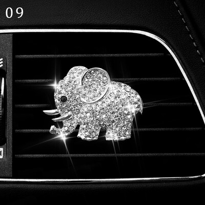 Bling Diamond Crystal Aparat de aer conditionat pentru masina Priza de aer Odorizant Clip pentru parfum Fata Toc inalt Difuzor de parfum Decor interior auto