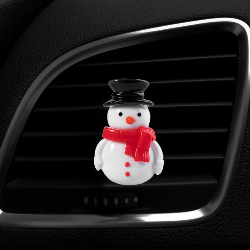 Car Air Outlet Kvepalų Klipas Kalėdinis Automobilinis Oro gaiviklis Kondicionierius Kūrybingas Kalėdų Kalėdų Senelio Aromaterapinis Kvepalų Klipas