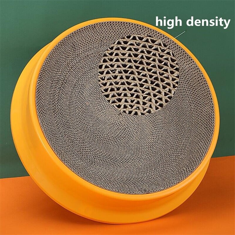 Katės braižymo lenta Apsaugokite baldus šlifavimo žnyplės žaislai Apvalus gofruotas popierius, atsparus dilimui katės lizdas kačių reikmenys katės lova