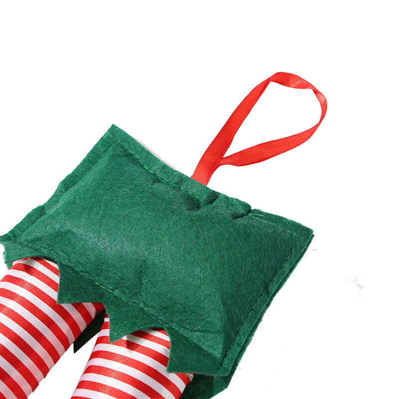 Kalėdų elfas Kalėdų senelio kojos Automobilių aksesuarai Kalėdų dekoras namams Kalėdų eglutės pakabukai Papuošalai Dovanos Naujieji Metai Navidad Noel Dovana