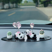 Radoša grēksūdze Balons Sveķu Dzīvnieks Panda Automašīnu rotājums Lācis Mājas Datora Displejs Kūkas dekorācija Valentīna dienas dāvana