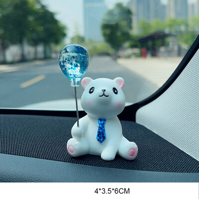 Radoša grēksūdze Balons Sveķu Dzīvnieks Panda Automašīnu rotājums Lācis Mājas Datora Displejs Kūkas dekorācija Valentīna dienas dāvana