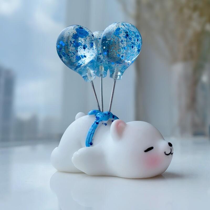 Radoša grēksūdze Balons Sveķu Dzīvnieks Panda Automašīnu rotājums Lācis Mājas Datora Displejs Kūkas dekorācija Valentīna dienas dāvana