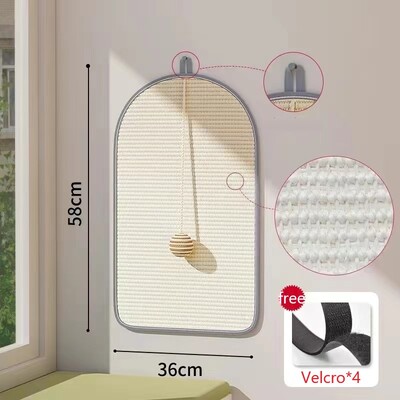 Kaķu skrāpējamais sizala paklājiņš, dēlis pret kaķu skrāpējumiem, dīvāns, kaķis, rāpojošs paklājs, slīpēšanas rāmis, dīvāns, sienas aizsardzība mājdzīvnieku rotaļlietas