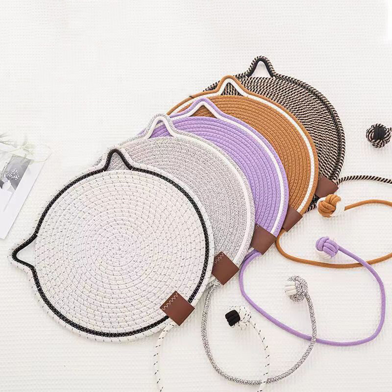 Covoraș de bumbac pentru zgâriat pisici Covoraș de zgâriat pentru pisici Covoraș pentru pat de jucărie Covoraș de ascuțit cu gheare Răzuitoare pentru pisici de șlefuit Covoraș pentru unghii