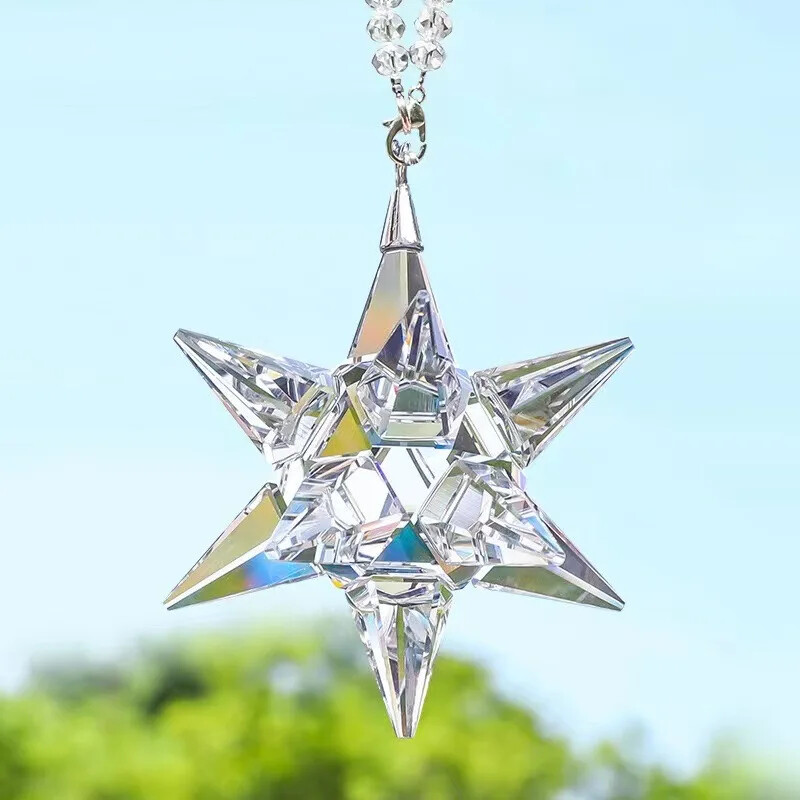 Izsmalcināti piekaramie auto piekaramie piekariņi ar kristāla meteoru, āmuru, automašīnu piekariņi mājas istabas dekorēšanai, rotājumi, auto piederumi, dāvanas svētkos