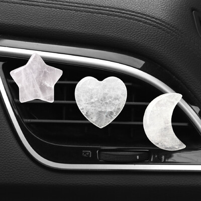 3 vnt. / rinkinys Crystal Moon Star Love Car Oro išleidimo angos dekoravimo spaustukas Auto salonas Oro kondicionierius Burnos dekoro segtukas Automobilių priedai
