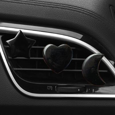 3 vnt. / rinkinys Crystal Moon Star Love Car Oro išleidimo angos dekoravimo spaustukas Auto salonas Oro kondicionierius Burnos dekoro segtukas Automobilių priedai