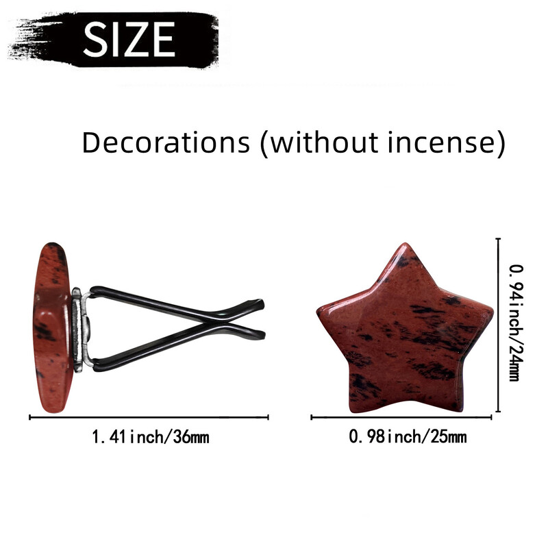 3 vnt. / rinkinys Crystal Moon Star Love Car Oro išleidimo angos dekoravimo spaustukas Auto salonas Oro kondicionierius Burnos dekoro segtukas Automobilių priedai