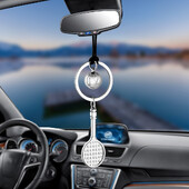 Automobilio pakabukas Teniso raketės kamuoliukas Mados Papuošalai Pakabukai Galinio vaizdo veidrodėlis Dekoracija Pakabinamas Automobilių Dekoras Automobilių Priedai Stilius