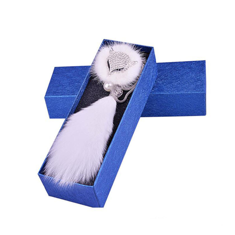 Crystal Car Fox Head pakabukas automobilio galinio vaizdo veidrodėlis su deimantais kabančiu pakabuku Automobilių priedai Vidinis pakabukas Kūrybinės dovanos