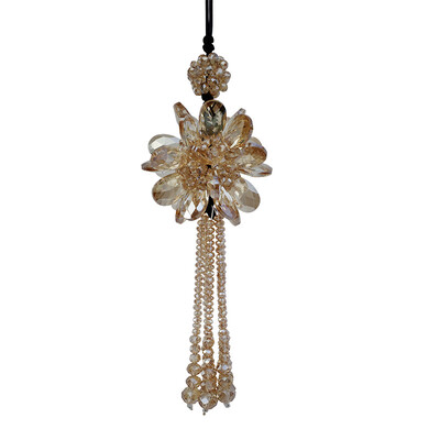 Cristal Floare Soare Ciciuc Artizanat Pandantiv Petale Ornament pentru agățat mașină Decor Oglindă retrovizoare Auto Accesorii pentru stilul mașinii Femei