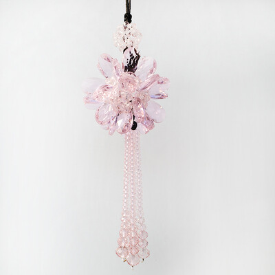 Cristal Floare Soare Ciciuc Artizanat Pandantiv Petale Ornament pentru agățat mașină Decor Oglindă retrovizoare Auto Accesorii pentru stilul mașinii Femei