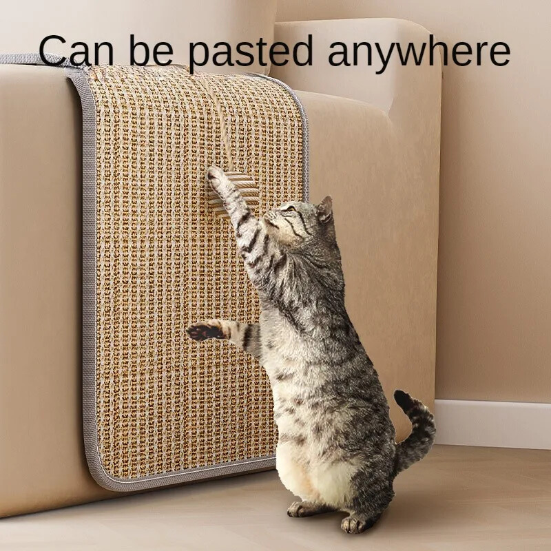 Anti zgârieturi de pisică Protectie de canapea Artefact pentru zgârieturi de pisici Tampă de zgârieturi de pisică naturală Pătură pentru zgârietura de pisici Covoraș pentru protejarea blanii