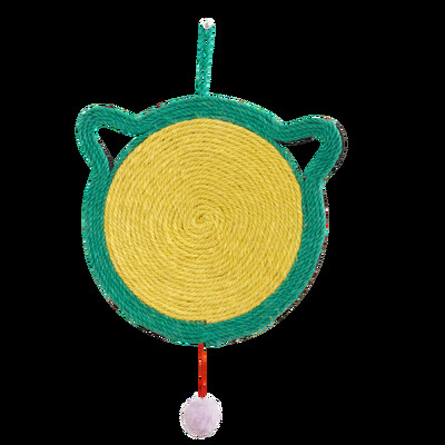 Covoraș pentru zgâriat pisici, Covoraș pentru zgâriat pisici din sisal natural, Covor pentru zgâriat orizontal pentru podea pentru pisici, protejează covoare și canapele 33*30cm