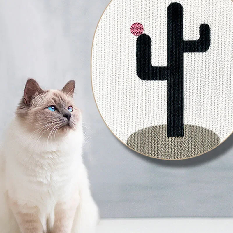 Nouă placă de zgâriat pisici Jucărie de zgâriat pentru pisici Mobilier de protecție pentru răzuit cu gheare Jucării pentru șlefuit de unghii Tampă de zgâriat pentru pisici