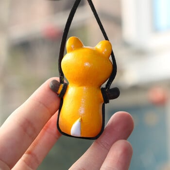 Cute FOX Decoration Swing γύψινος καθρέφτης αυτοκινήτου Διακόσμηση εσωτερικών χώρων Δημοφιλή στολίδια για κρεμαστά αυτοκινήτου Κρεμαστό καθρέφτη αυτοκινήτου