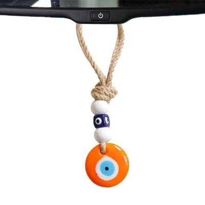 Evil Eye Ornament Evil Eye Ornament pentru mașină cu vedere din spate pandantiv albastru turcesc Evil Eye Charm Evil Eye Decoration interior mașină cu noroc