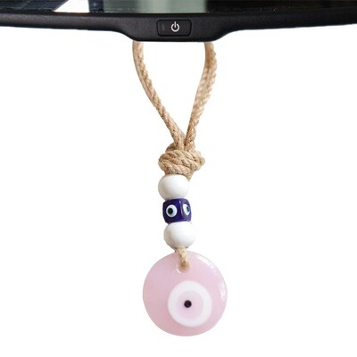 Evil Eye Ornament Evil Eye Ornament pentru mașină cu vedere din spate pandantiv albastru turcesc Evil Eye Charm Evil Eye Decoration interior mașină cu noroc