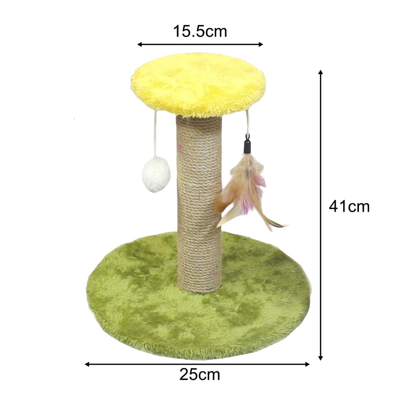 Stâlp de zgâriat pentru pisici Placă de zgâriat din sisal, jucărie interactivă amuzantă, pisicuță, pisică, pentru pisici mici, furnituri
