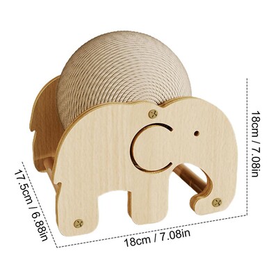 Kaķu skrāpējamā bumba, neslīdoša, interaktīva rotaļlieta iekštelpu kaķu vingrošanas ritenis mājdzīvnieku mēbeles nodrošina kaķu lietas ar stabilu pamatni