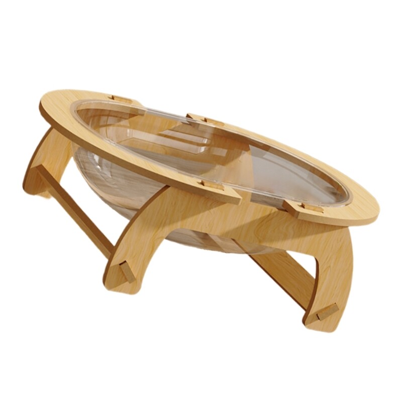 Scaun balansoar Mobilier înălțat pentru pisici Pat transparent Mobilier de ascuns Pat pentru pat transparent de interior Ascuns de pisici