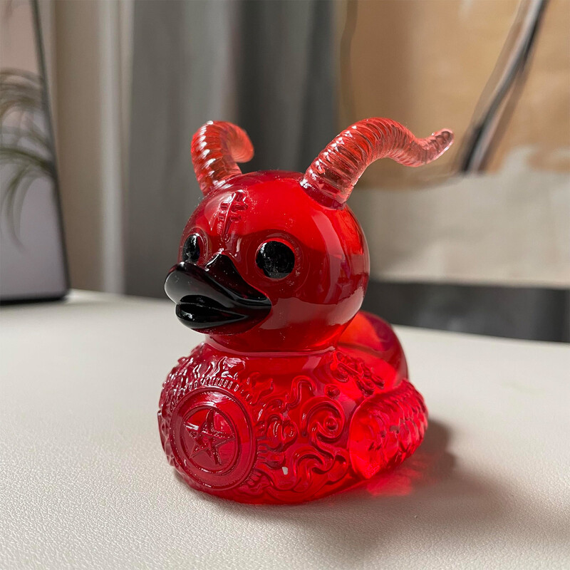 Karikatūra Duck Automašīnas interjera dekorēšana Kawaii Miniatūra Automašīna centra konsoles Rotājumi Mājas Helovīna ballītei Ideālas dāvanas