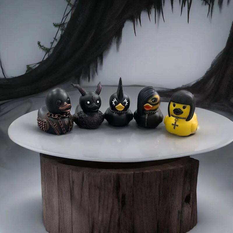 Karikatūra Duck Automašīnas interjera dekorēšana Kawaii Miniatūra Automašīna centra konsoles Rotājumi Mājas Helovīna ballītei Ideālas dāvanas