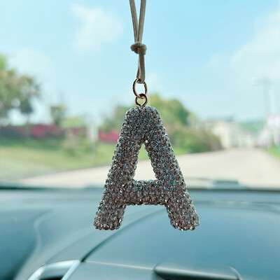 Accesorii creative pentru mașini de dragoste noi, încrustate cu diamante, accesorii pentru interiorul mașinii, oglindă retrovizoare, decorare, decor