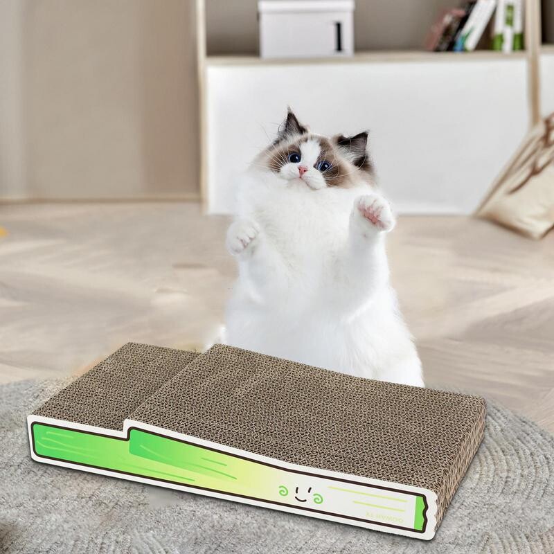 Zgarietoare pentru pisici Carton Hârtie ondulată Mobilier durabil Protecție Canapea pentru animale de companie Pat pentru zgârieturi pentru pisici de interior Pisici Pisici Suport de odihnă