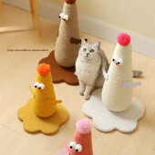 Cadru vertical de cățărat pentru pisici Placă pentru zgârieturi pentru pisici Coloană pentru zgârieturi pentru pisici Rezistent la uzură și distractive Jucărie integrată pentru pisici Acasă