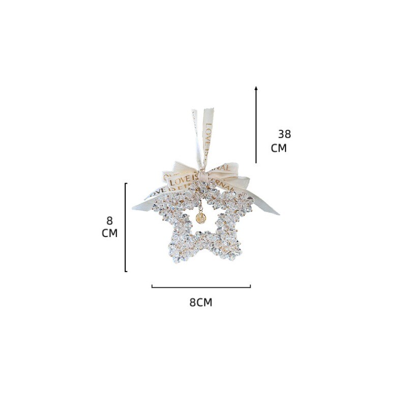 Pandantiv mașină Oglindă retrovizoare interioară creativ Pandantiv mașină decorativă Steaua cu cinci colțuri pandantiv decorativ mașină
