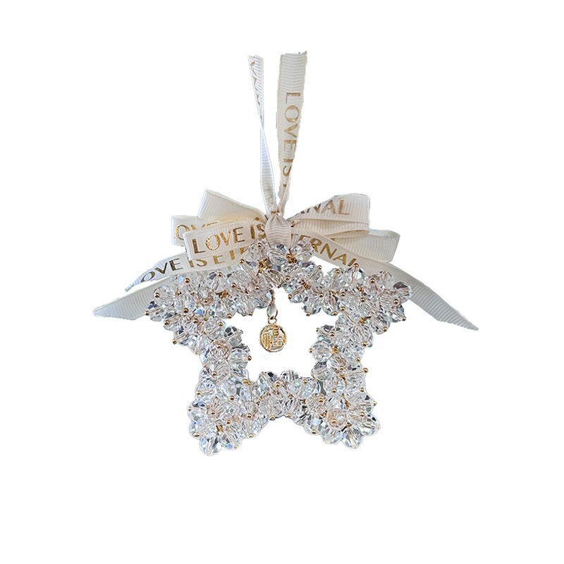 Pandantiv mașină Oglindă retrovizoare interioară creativ Pandantiv mașină decorativă Steaua cu cinci colțuri pandantiv decorativ mașină