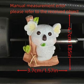 Koala Bear Car Air Outlet Κλιπ αρώματος Cute Mini Bear Aromatherapy Δημιουργική διακόσμηση αυτοκινήτου Αξεσουάρ αποσμητικό χώρου