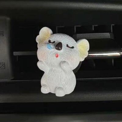 Koala Bear Car Air Outlet Kvepalų klipas Cute Mini Bear Aromaterapijos Kūrybinis automobilio interjero dekoravimas Oro gaiviklio priedai