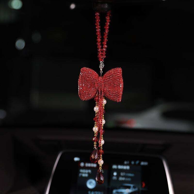 Bling Car Interior Glam Decoration Charm Strass Agățat Auto Pandantiv Lucky Hanging Ornament Accesorii Auto pentru Femeie