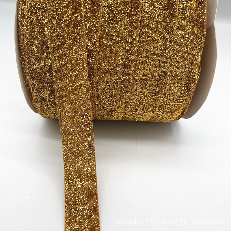 15 mm ručno rađena vrpca za pakiranje darova 5 jardi jednostrana kosmička vrpca od luka Baršunasta vrpca DIY ukras