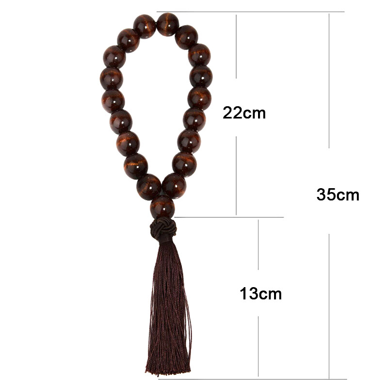 Mediniai Budos karoliukai Automobilio galinio vaizdo veidrodėlis pakabinamas pakabukas vidaus apdaila Ornamentas Automobilio pavarų pakabukas Priedai