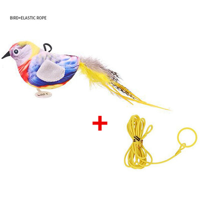 Jucărie pentru animale de companie Simulare electrică numită pasăre rezistentă la mușcături în formă de pasăre distracție jucărie pentru câini de jucărie interactivă