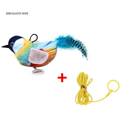 Jucărie pentru animale de companie Simulare electrică numită pasăre rezistentă la mușcături în formă de pasăre distracție jucărie pentru câini de jucărie interactivă